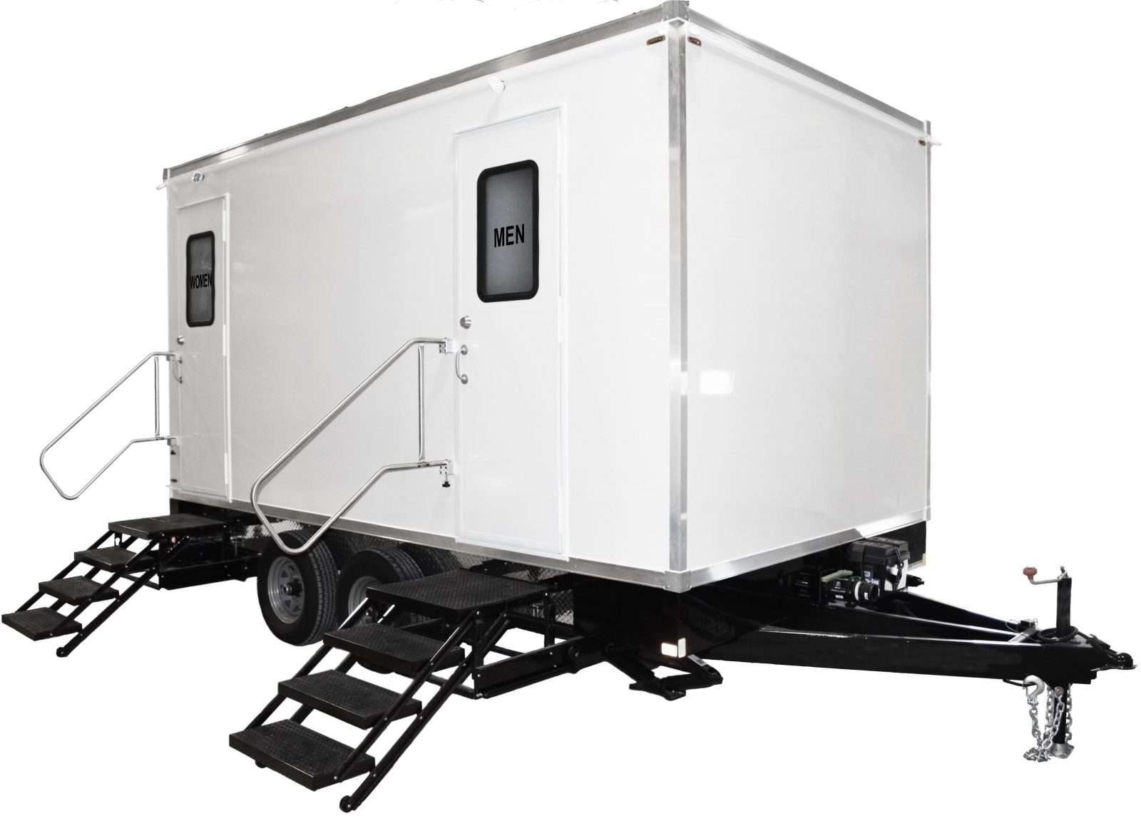 Luxury Mobile Restroom Trailers Rentals McCarthy Tents & Events