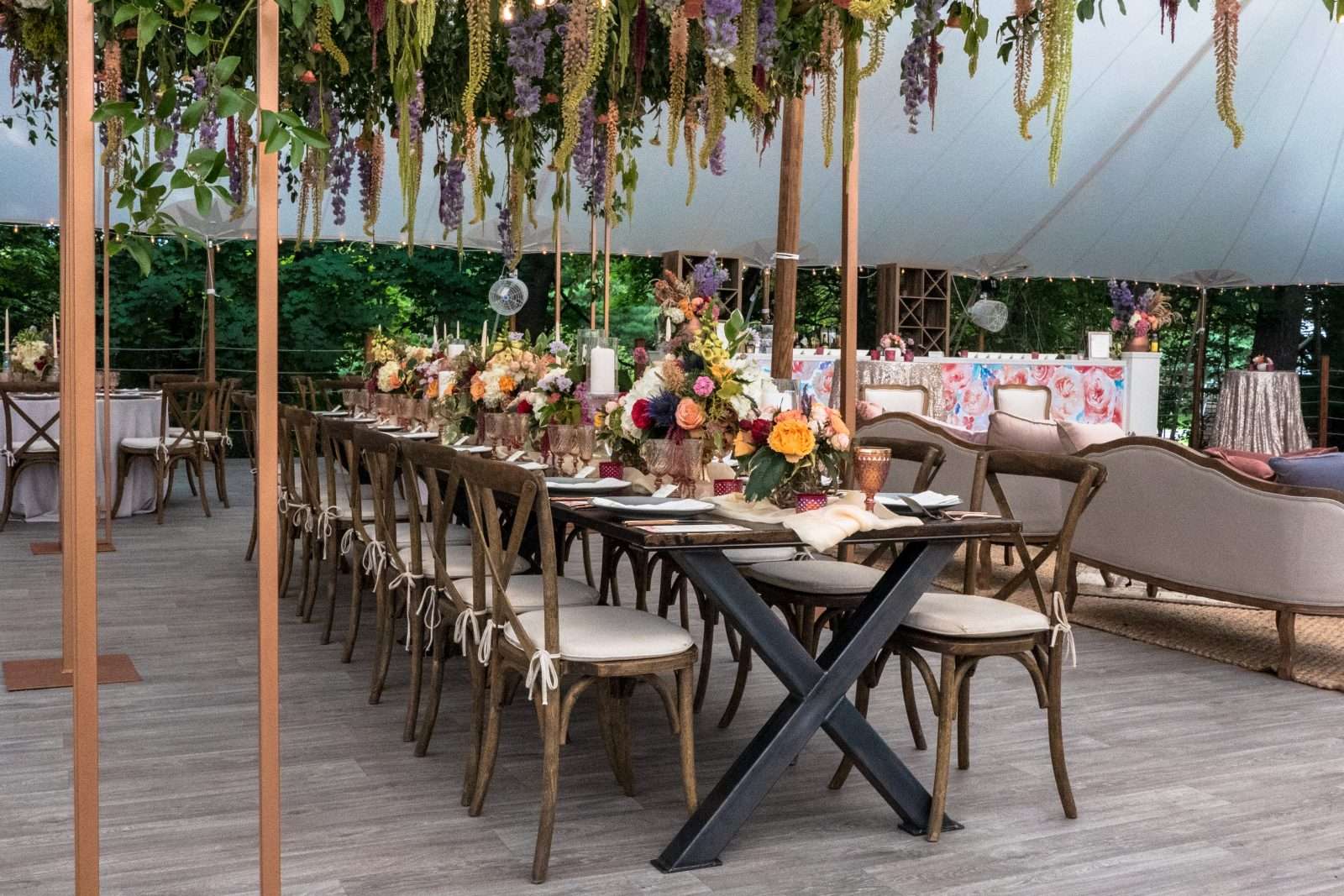 Farm Tables Als Mccarthy Tents Events Party And Tent Xavier Table