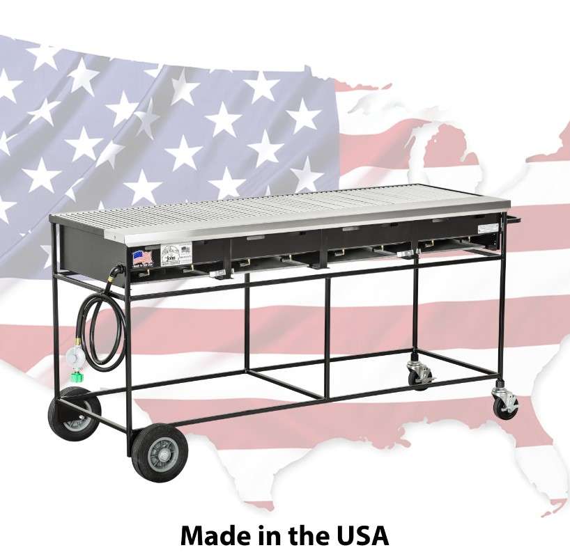 2' x 6' Propane Gas Grill Rental Rochester, NY Buffalo, NY