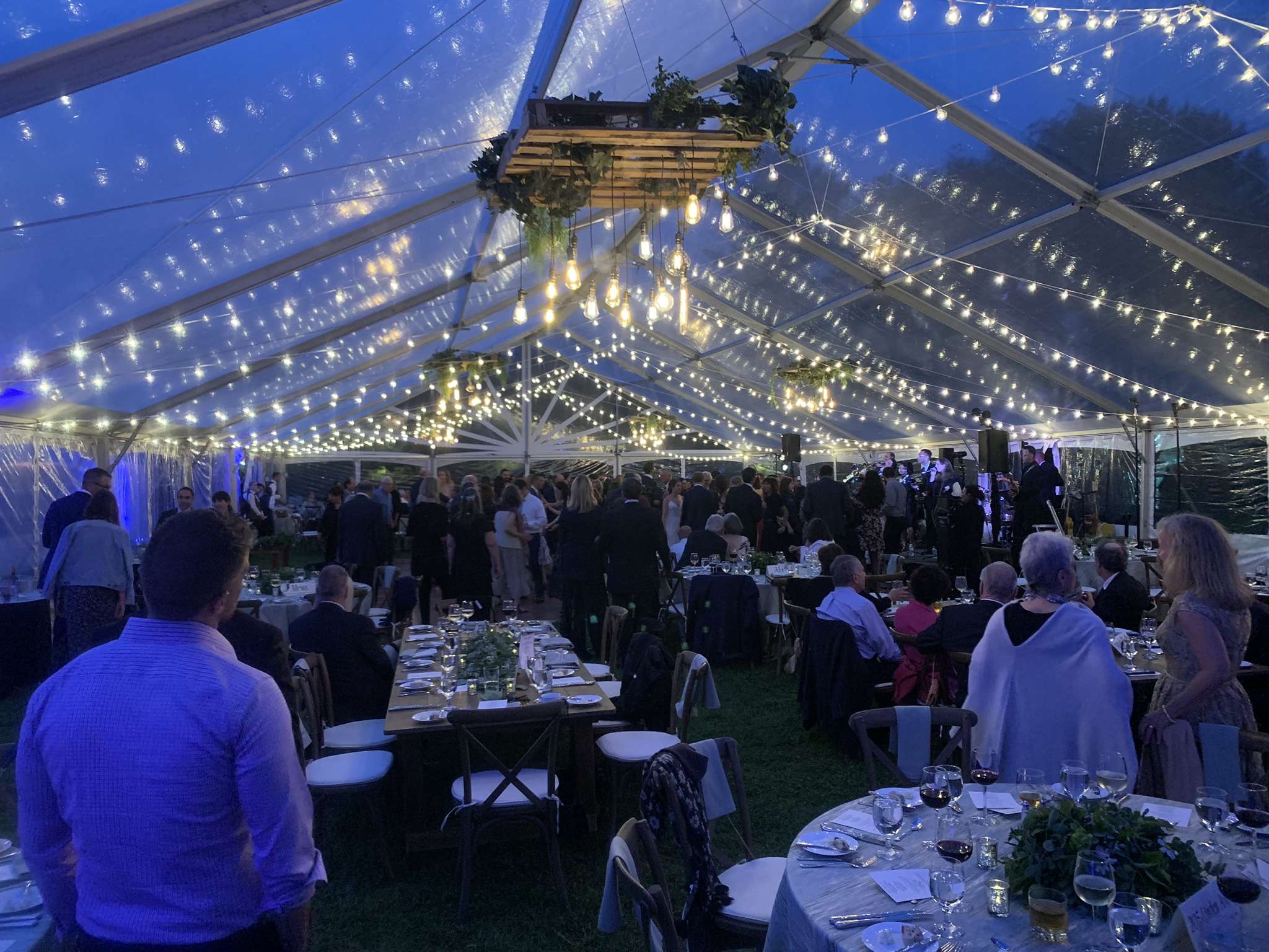 INTERIOR AT NIGHT McCarthy Tents & Events Party and Tent Rentals