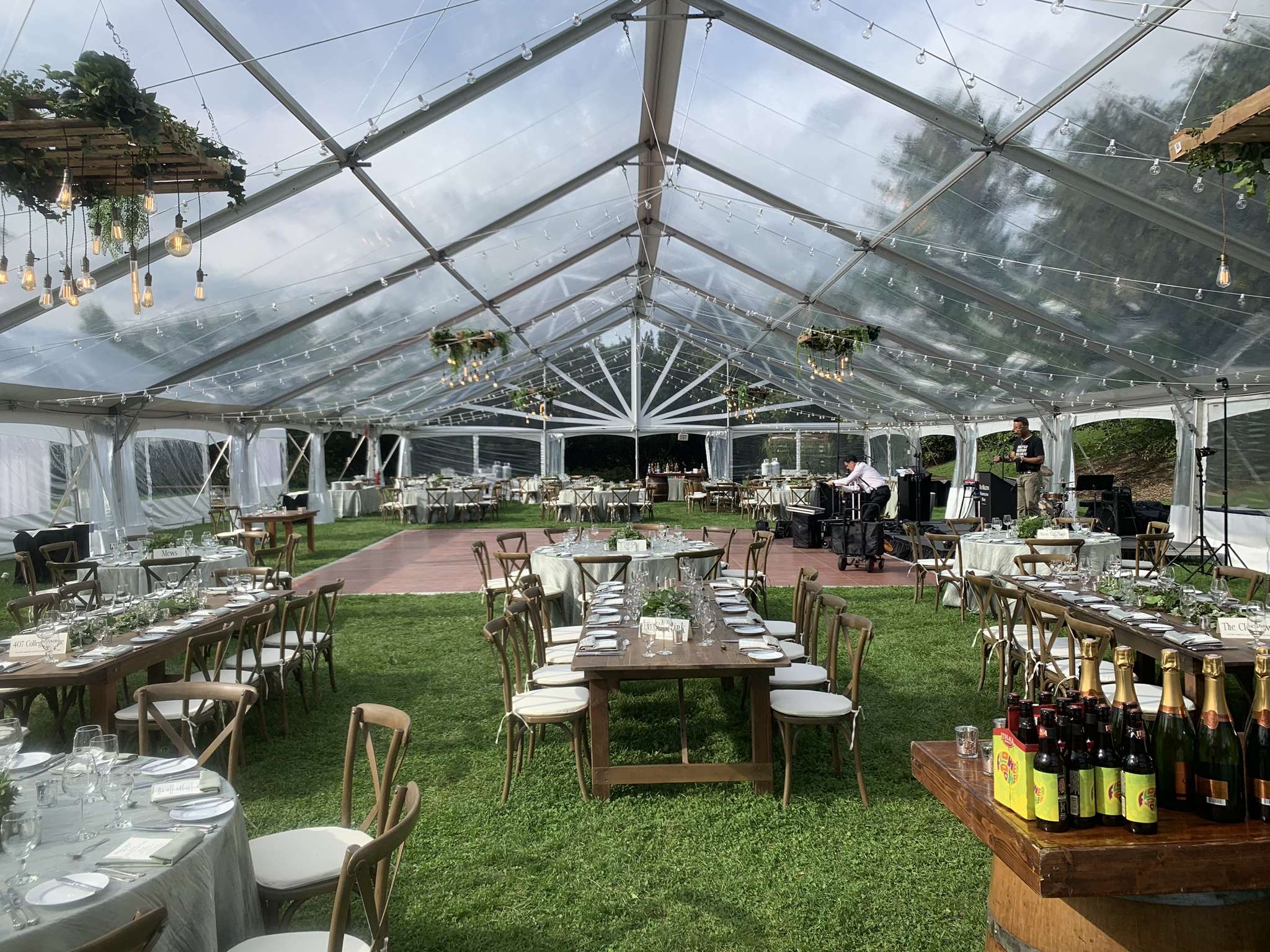 INTERIOR CLEAR TOP McCarthy Tents & Events Party and Tent Rentals