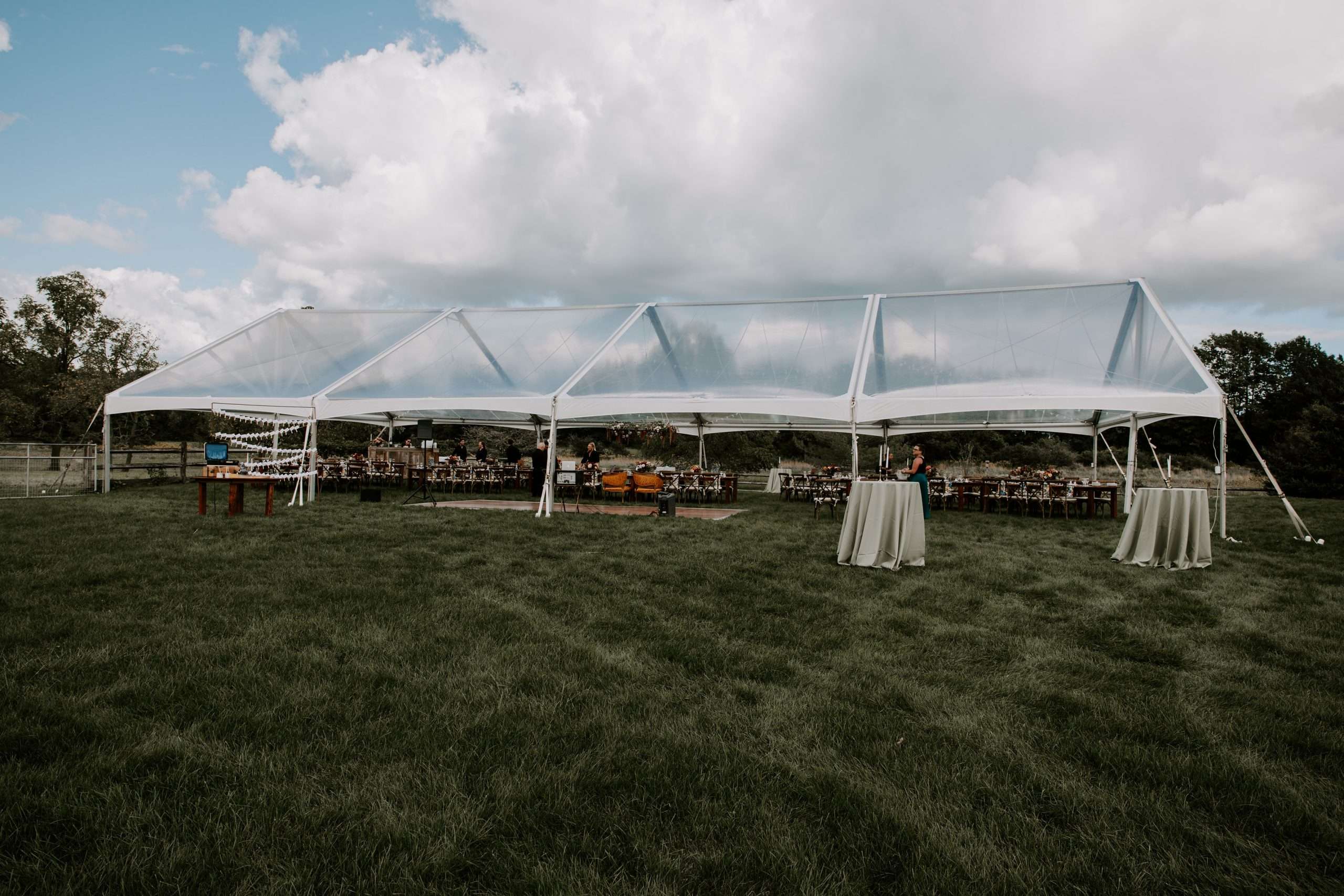 50' x 105' Clear Top Tent Rental Rochester, NY Buffalo, NY